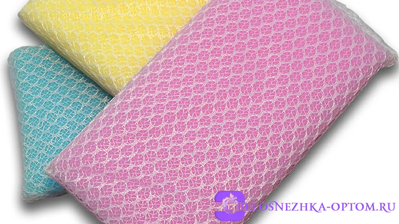 Набор губок в нейлоновой сетке